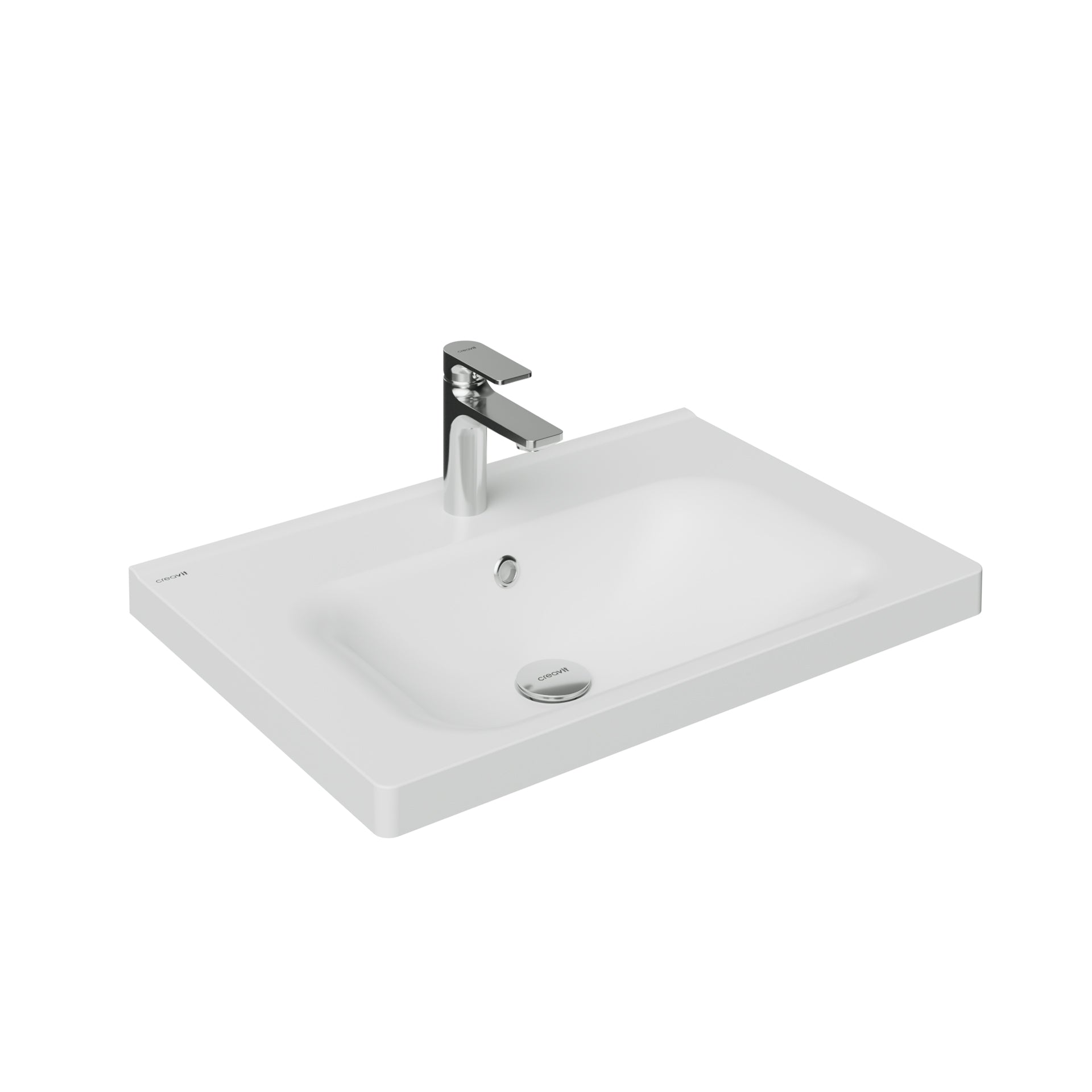 Creavit Eksen Wastafel 65cm - Luxurysanitair