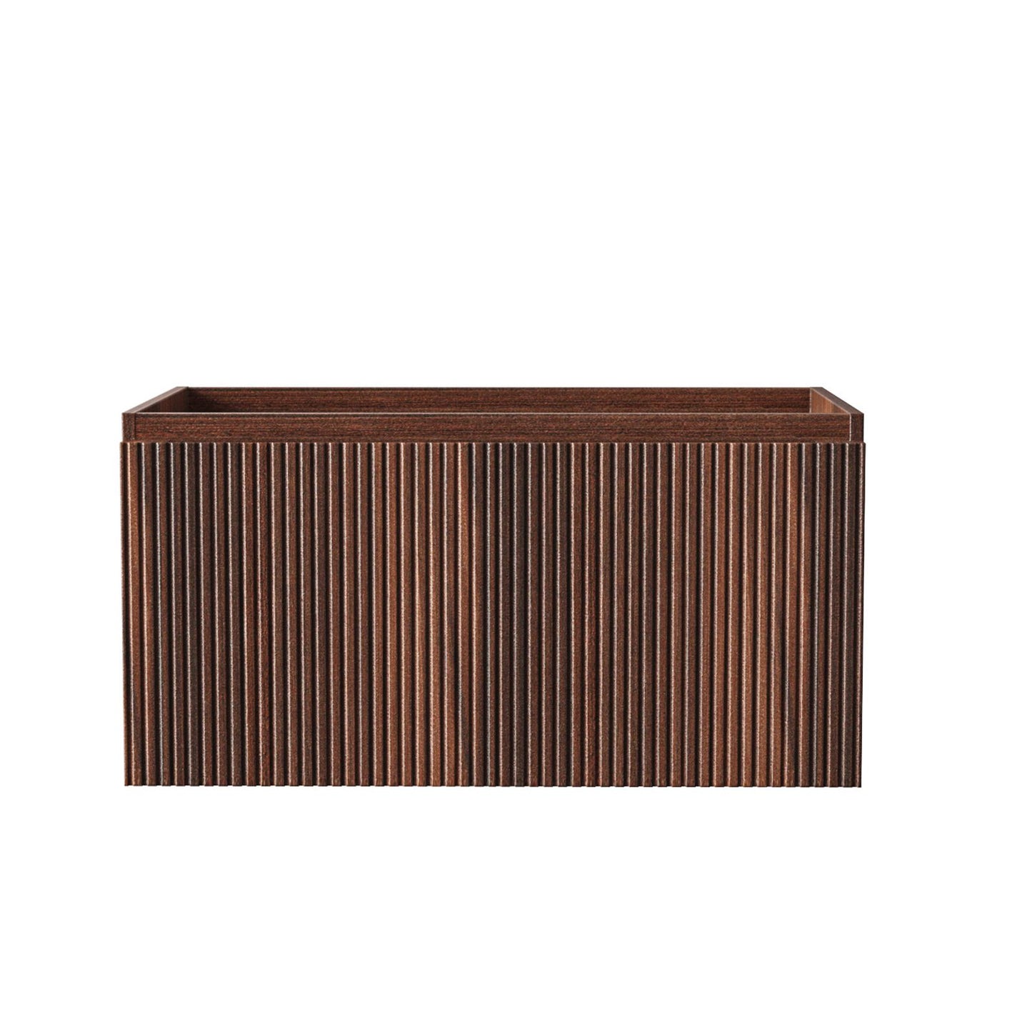 Aloni Ela Wastafelonderkast 1 Lade Soft Close  (80x40x45cm) - Wenge - Luxurysanitair