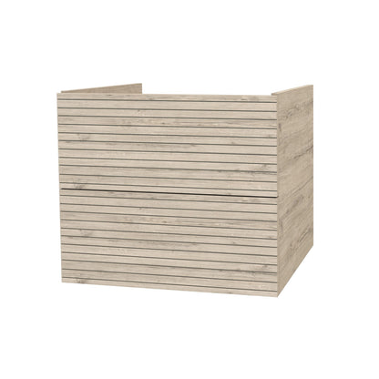 Elite Onderkast Met Horizontaal Reliëf (60cm) - Luxurysanitair