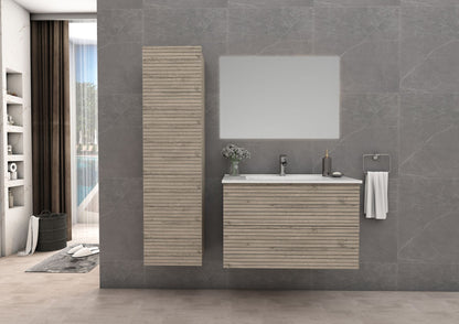 Elite Onderkast Met Horizontaal Reliëf (60cm) - Luxurysanitair