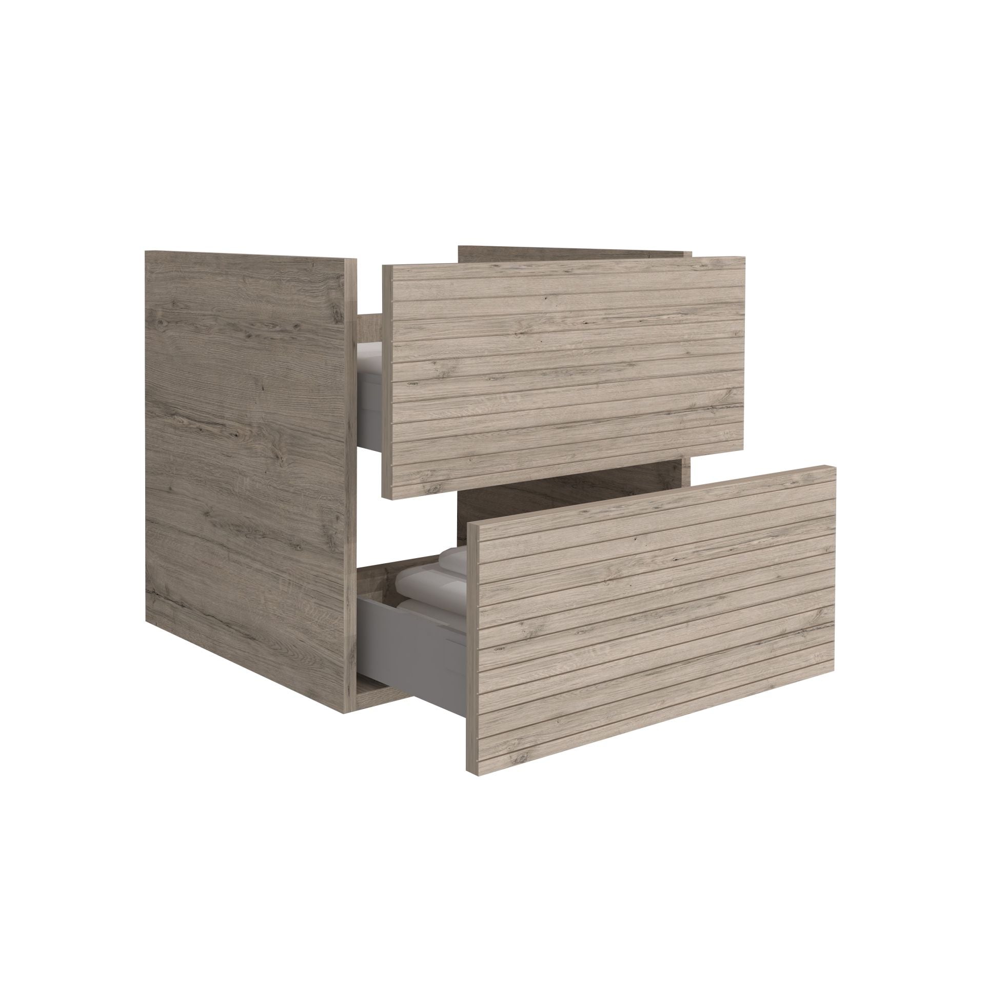 Elite Onderkast Met Horizontaal Reliëf (60cm) - Luxurysanitair