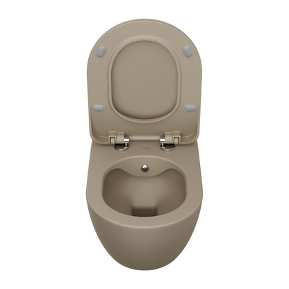 Creavit Rimoff Ophang WC Met RVS Sproeier (Bidet) - Luxurysanitair