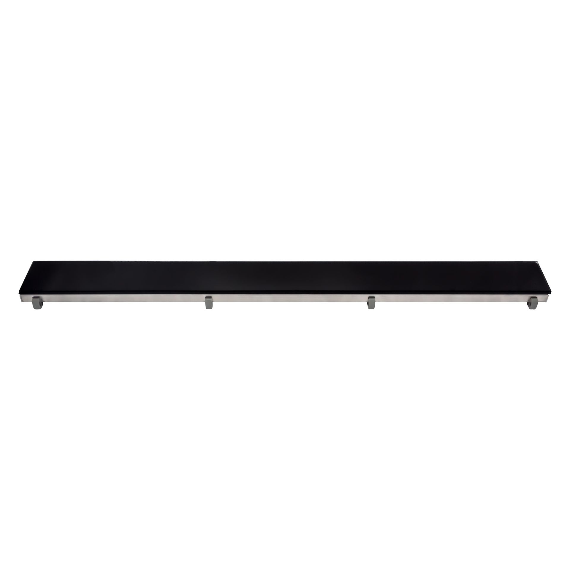 Aloni Glasrooster Douchegoot Zwart 100cm - Luxurysanitair