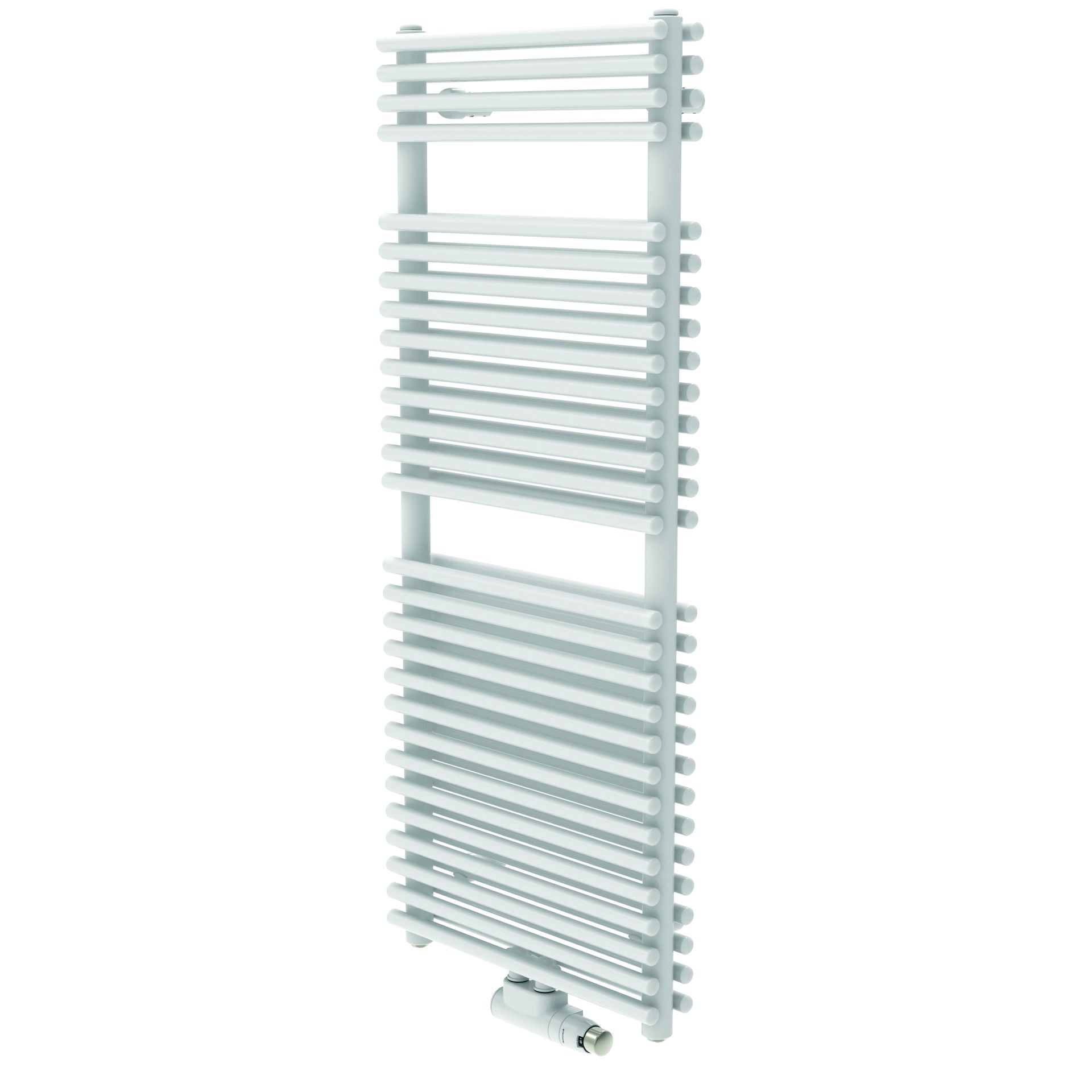 Belrad Double Handdoekradiator Middenaansluiting 1791x600 1402W - Wit - Luxurysanitair