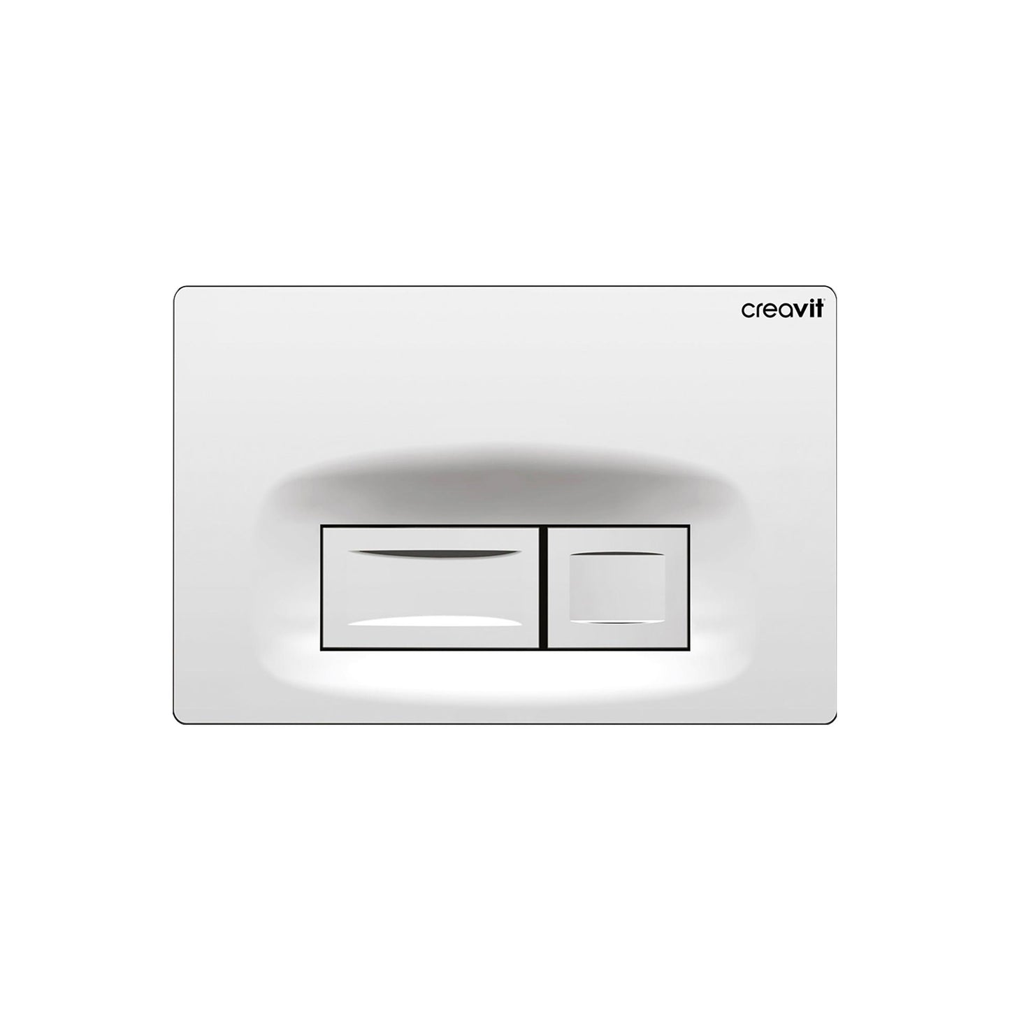 Creavit Chroom Bedieningspaneel - Luxurysanitair