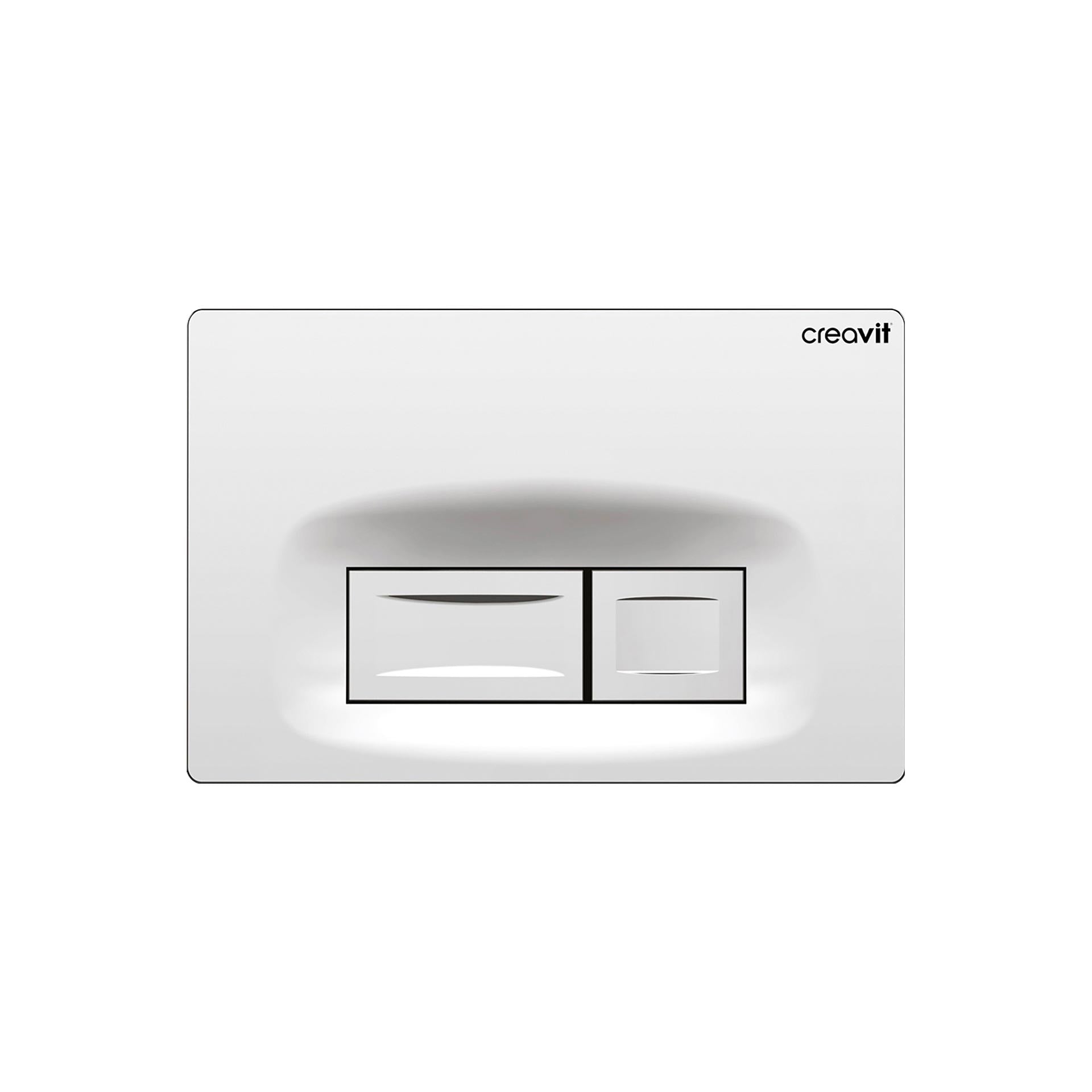 Creavit Chroom Bedieningspaneel - Luxurysanitair