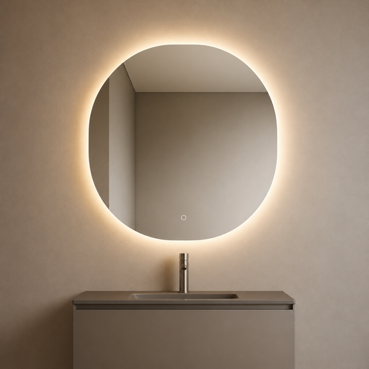 LED SPIEGEL IRREGULAR 80x80 met anticondensfunctie