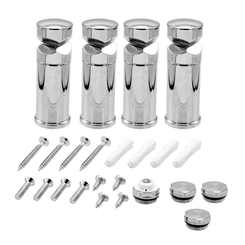 Bevestigingsset Handdoekdroger - 4 Stuks - Luxurysanitair