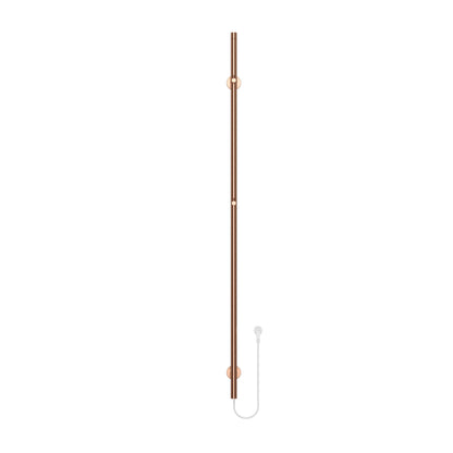 Belrad Elektrische Staafhanddoekdroger Enkel Met Digitale Programeerbare Thermostaat 60W - Ø2,5cm - 150x6,3x12,7cm - Luxurysanitair