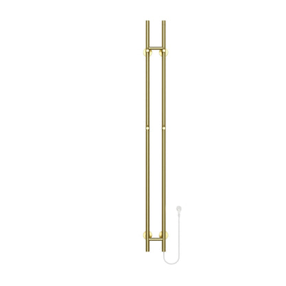 Belrad Elektrische Staafhanddoekdroger Dubbel Met Digitale Programmierbare Thermostaat 120W - Ø2,5cm - 150x16,8x12,7cm - Luxurysanitair