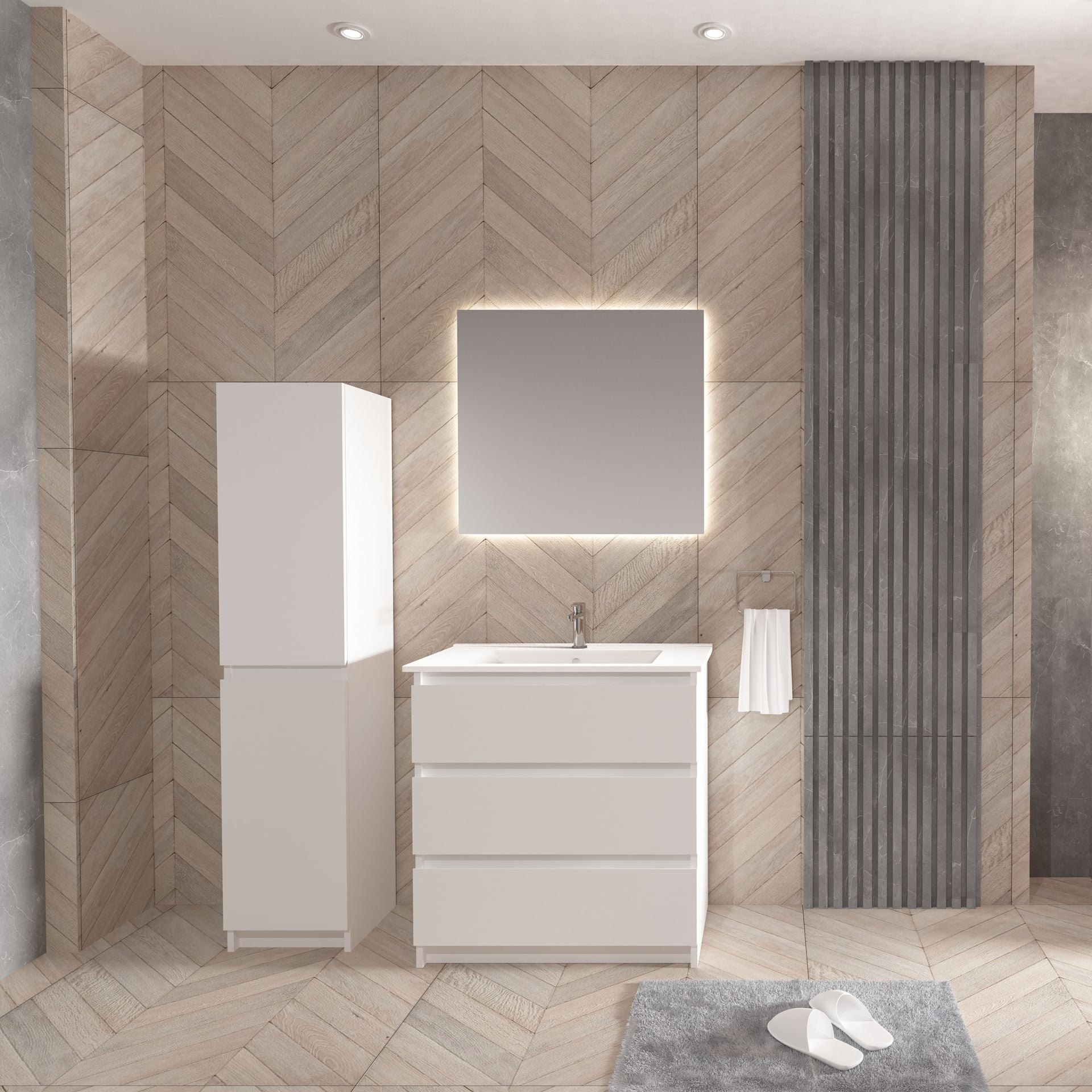 Jüpiter Onderkast (80cm) - Luxurysanitair