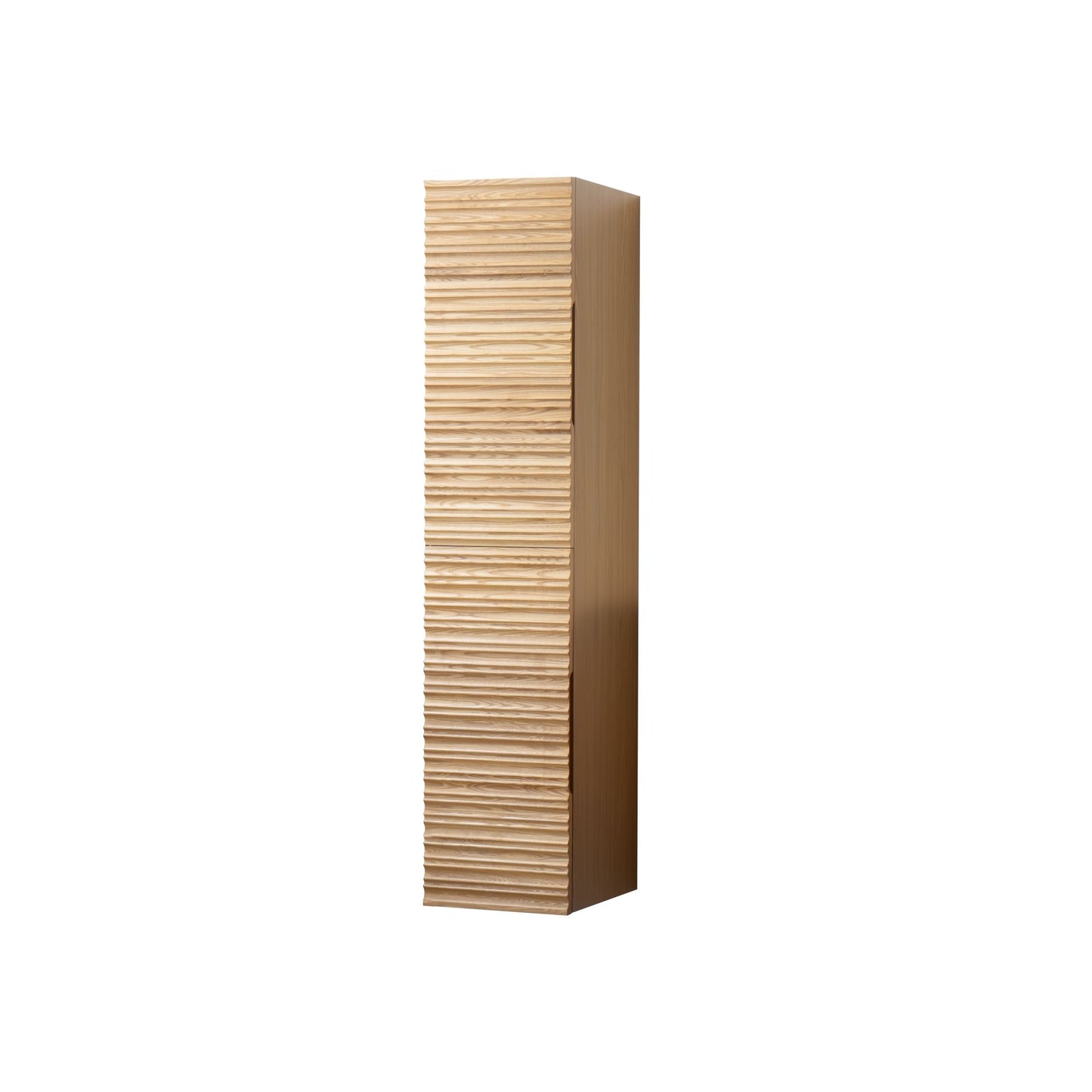 Kamellia Kolomkast 2 Deuren Omkeerbaar - 35x160x35cm - Licht Walnoten - Luxurysanitair