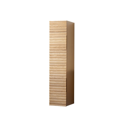 Kamellia Kolomkast 2 Deuren Omkeerbaar - 35x160x35cm - Licht Walnoten - Luxurysanitair