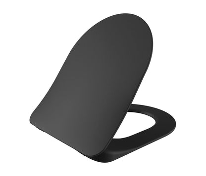 Creavit Duck WC-Zitting D-Model Slim Design Soft Close Duroplast RVS Scharnieren - Luxurysanitair