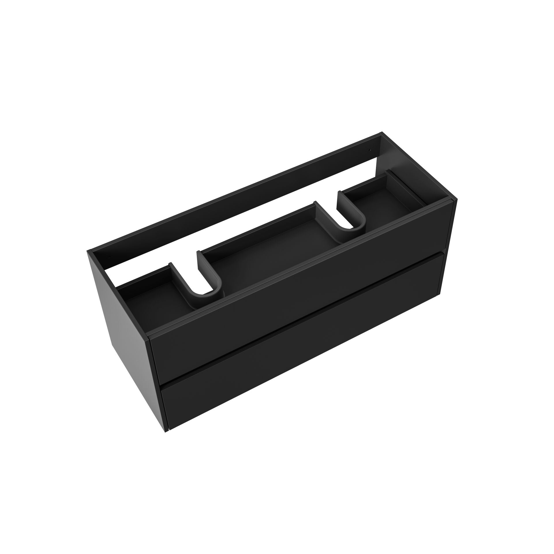 Aloni Hayat Wastafelonderkast 2 Lades  Soft Close (119,5x50x45cm) - Luxurysanitair