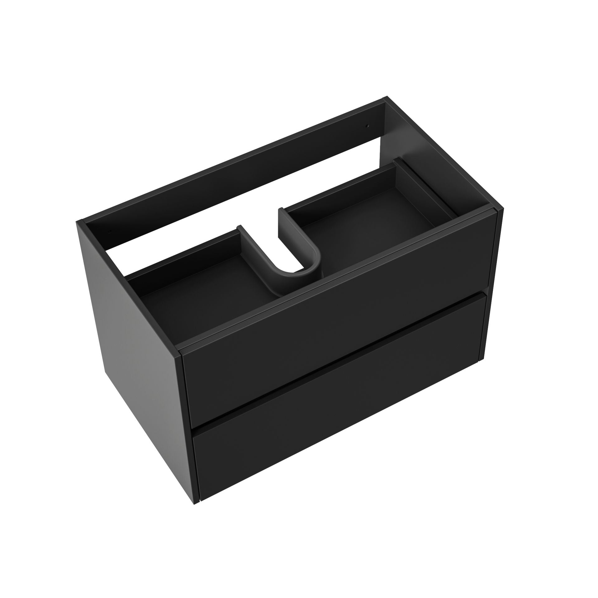 Aloni Hayat Wastafelonderkast 2 Lades  Soft Close (79,5x50x45cm) - Luxurysanitair