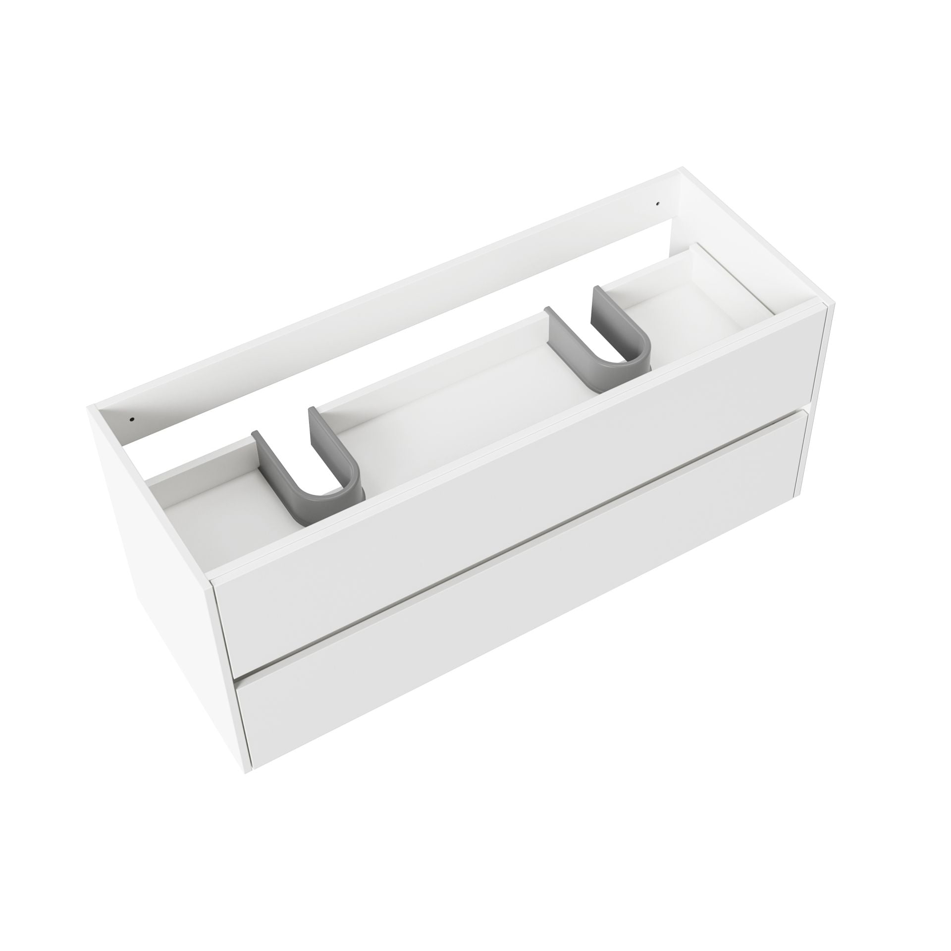 Aloni Hayat Wastafelonderkast 2 Lades  Soft Close (119,5x50x45cm) - Luxurysanitair