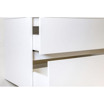 Aloni Hayat Wastafelonderkast 2 Lades  Soft Close (119,5x50x45cm) - Luxurysanitair