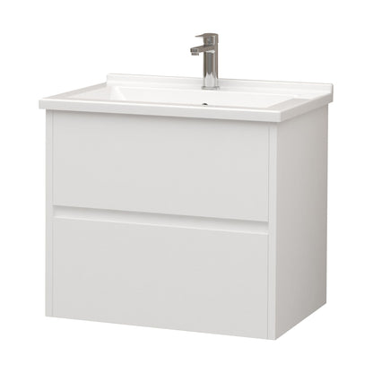 Aloni Hayat Wastafelonderkast 2 Lades  Soft Close (59,5x50x45cm) - Luxurysanitair