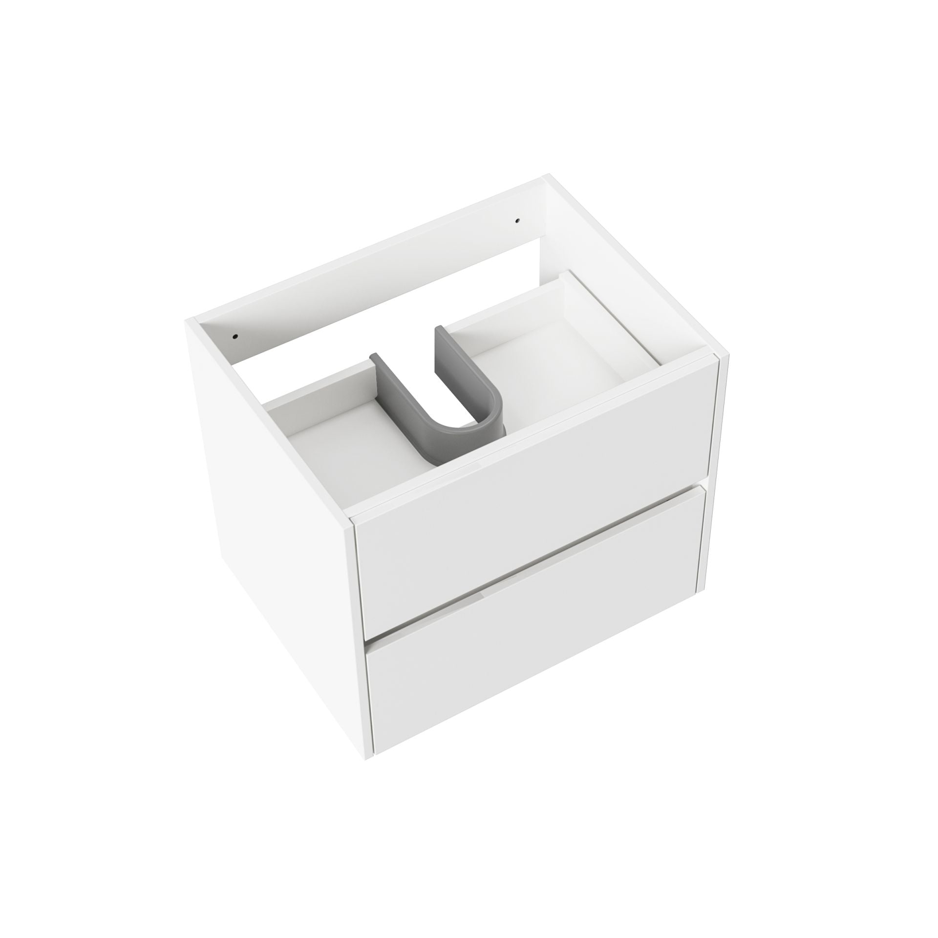Aloni Hayat Wastafelonderkast 2 Lades  Soft Close (59,5x50x45cm) - Luxurysanitair