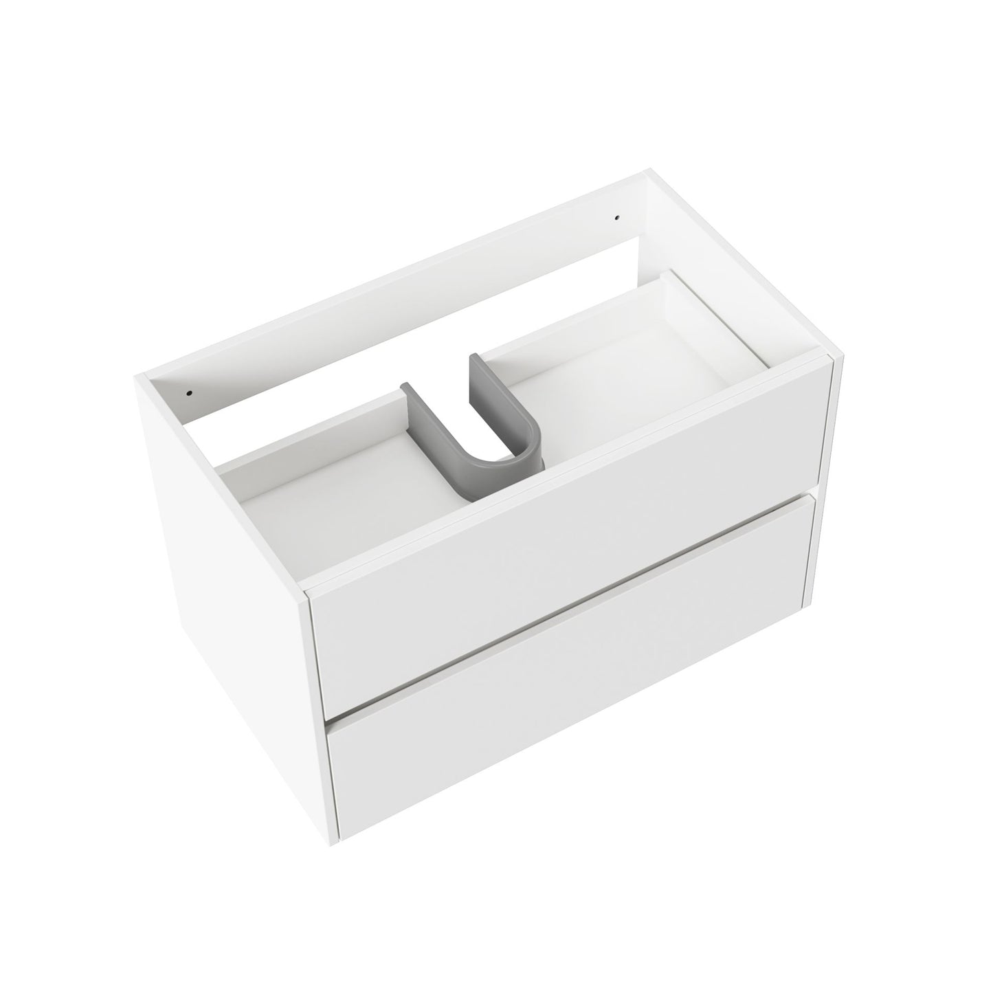 Aloni Hayat Wastafelonderkast 2 Lades  Soft Close (79,5x50x45cm) - Luxurysanitair