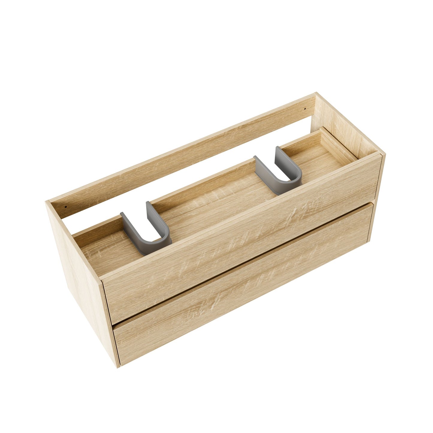 Aloni Hayat Wastafelonderkast 2 Lades  Soft Close (119,5x50x45cm) - Luxurysanitair