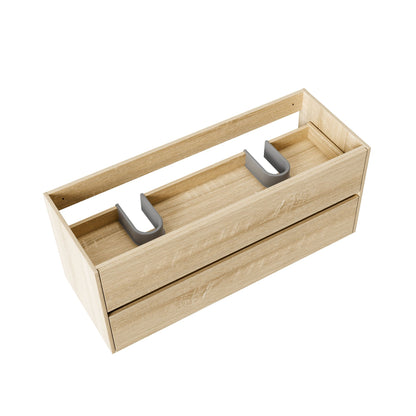 Aloni Hayat Wastafelonderkast 2 Lades  Soft Close (119,5x50x45cm) - Luxurysanitair