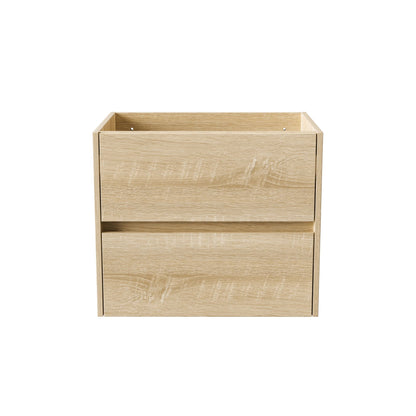Aloni Hayat Wastafelonderkast 2 Lades  Soft Close (59,5x50x45cm) - Luxurysanitair