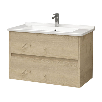 Aloni Hayat Wastafelonderkast 2 Lades  Soft Close (119,5x50x45cm) - Luxurysanitair