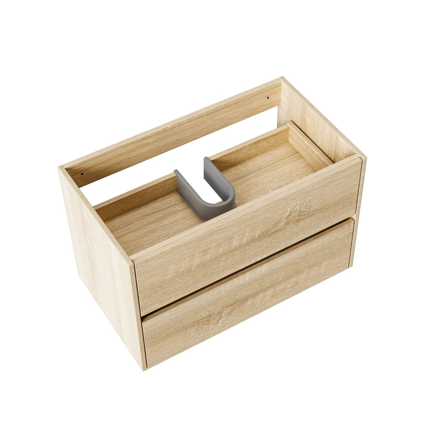 Aloni Hayat Wastafelonderkast 2 Lades  Soft Close (79,5x50x45cm) - Luxurysanitair