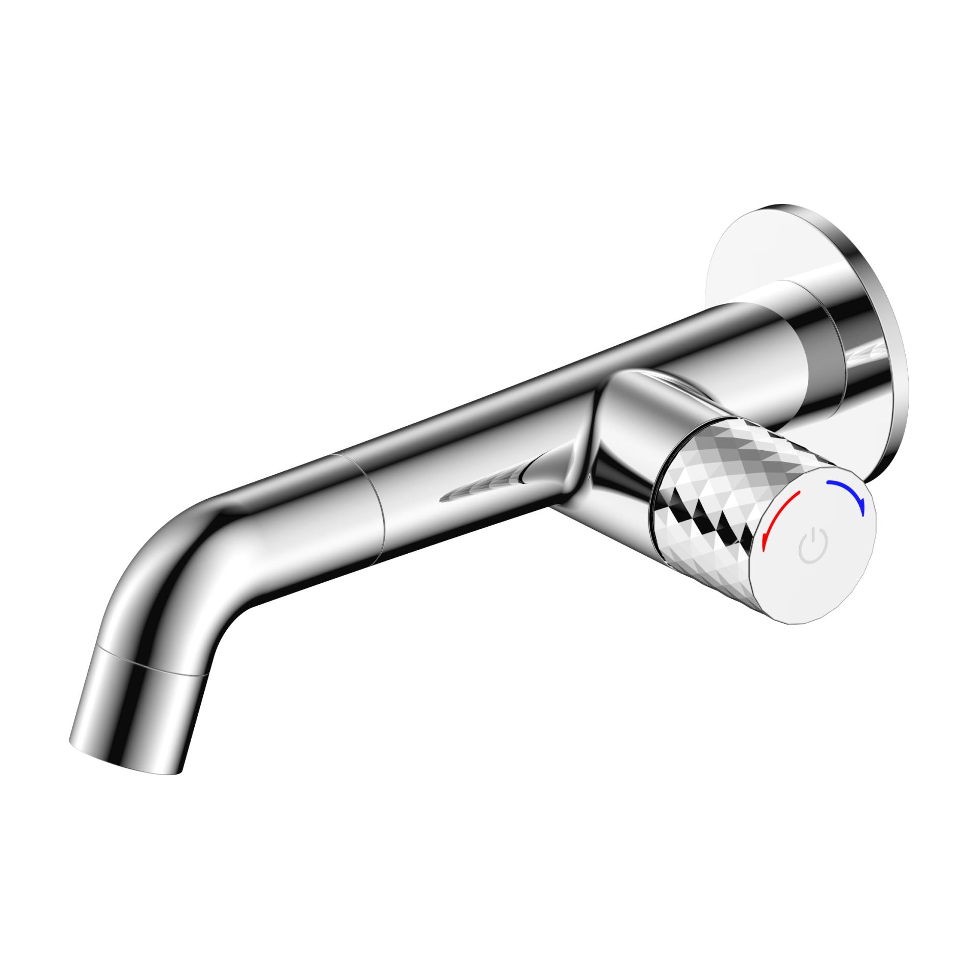 Aloni Flow Wastafelmengkraan Drukknop Inbouw - Luxurysanitair