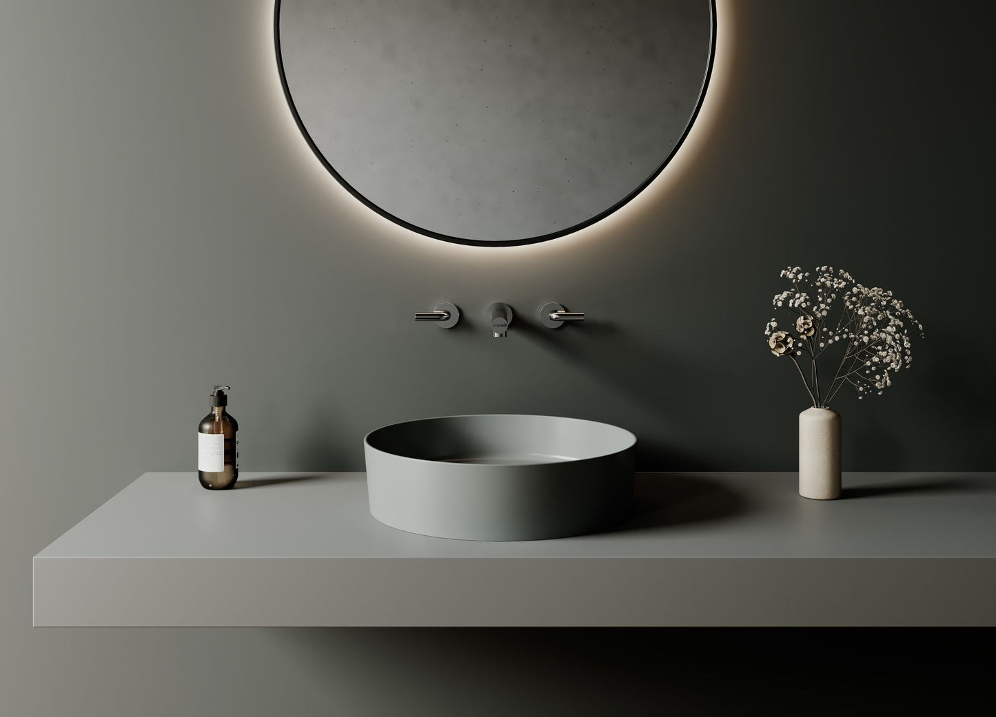 Creavit Loop Opbouw Waskom 45cm - Luxurysanitair