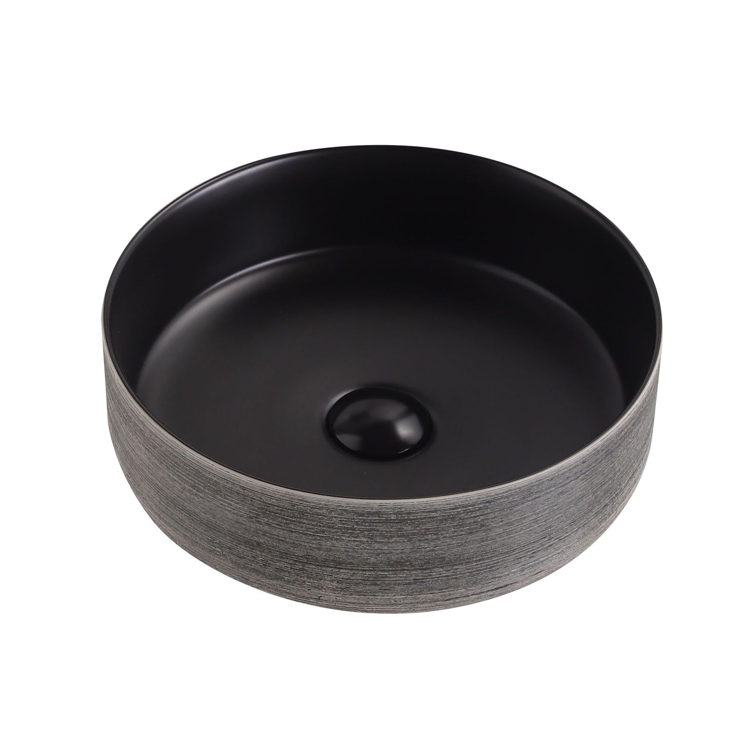 Aloni Turo Waskom Met Reliëf Opbouw Zonder Overloop Zonder Kraangat Keramiek 36x12x36cm - Luxurysanitair