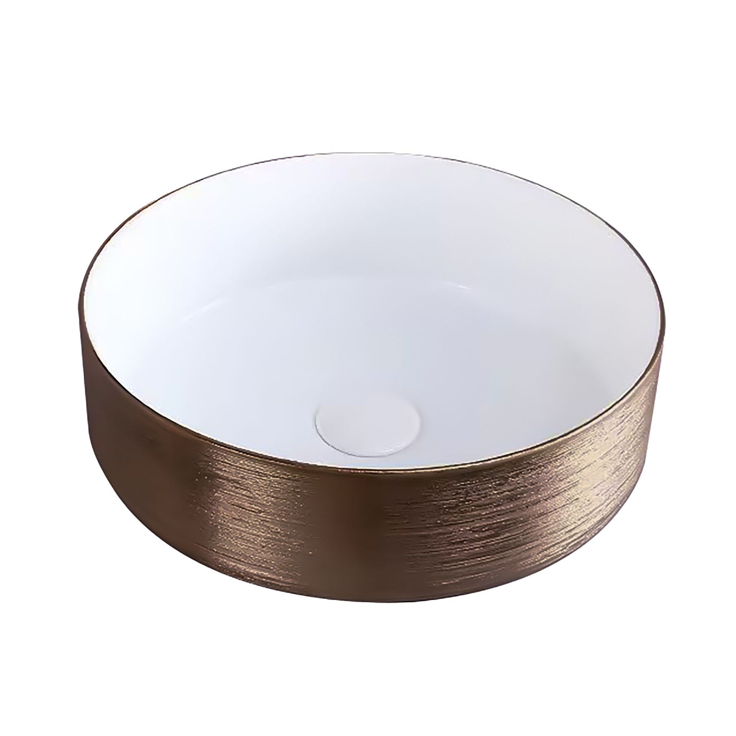 Aloni Turo Waskom Met Reliëf Opbouw Zonder Overloop Zonder Kraangat Keramiek 36x12x36cm - Luxurysanitair