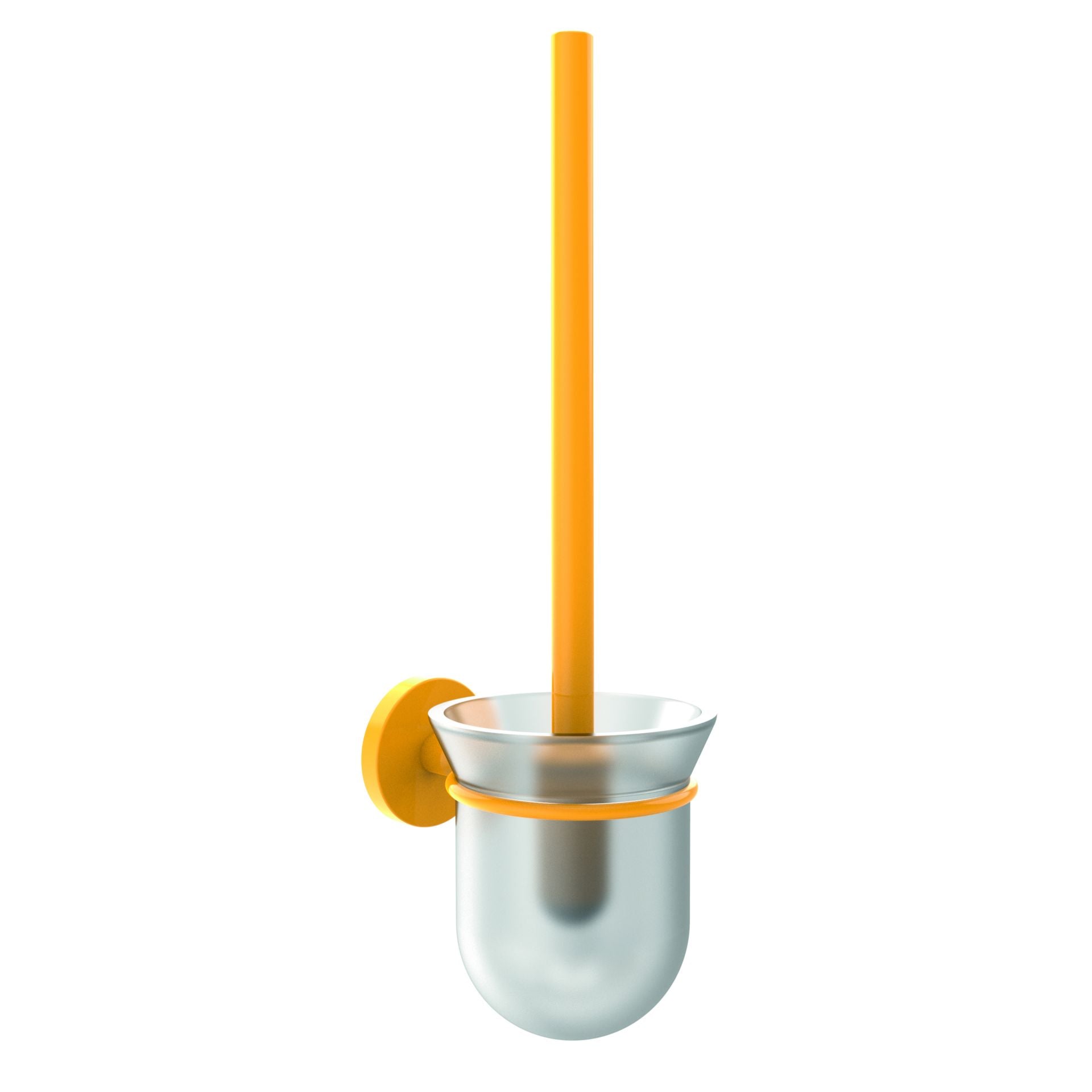 Creavit Royale Toiletborstel & Houder - Geel - Luxurysanitair
