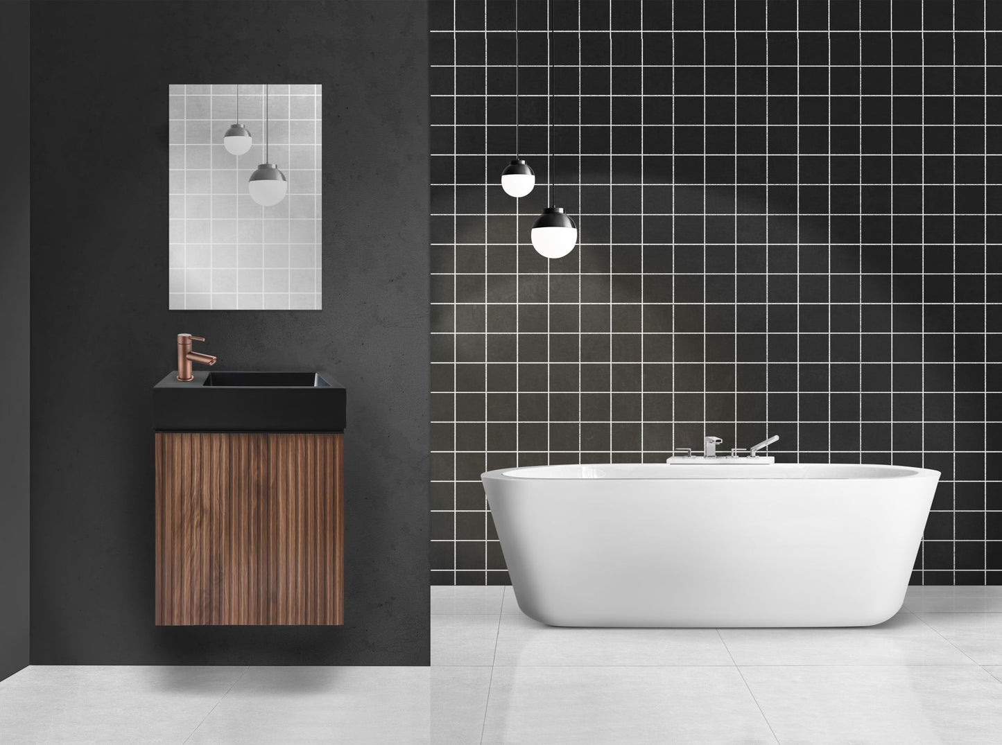 Aloni Mikaro Toiletmeubelonderkast 1 Deur Omkeerbaar Soft Close - 40x50x22,3cm - Luxurysanitair