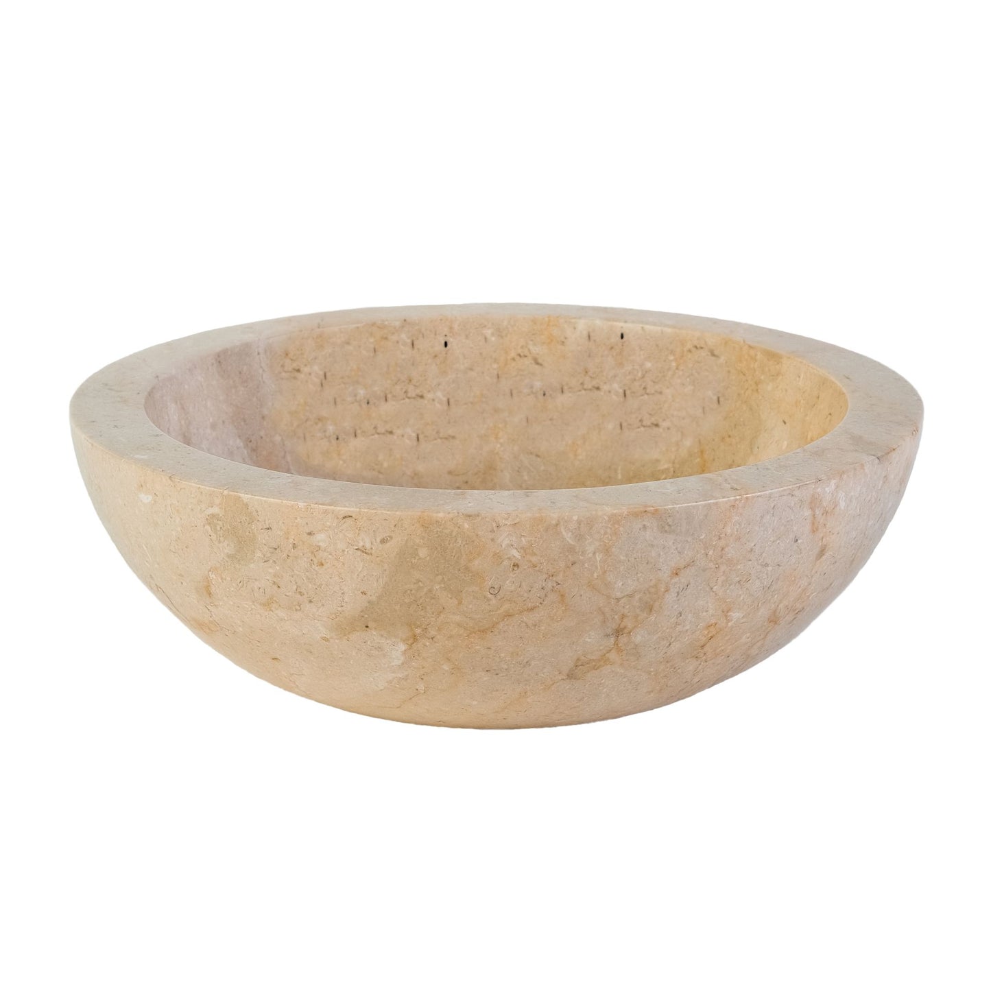 Volledig Gepolijste Waskom Van Steen Marmer 35x12cm - Luxurysanitair