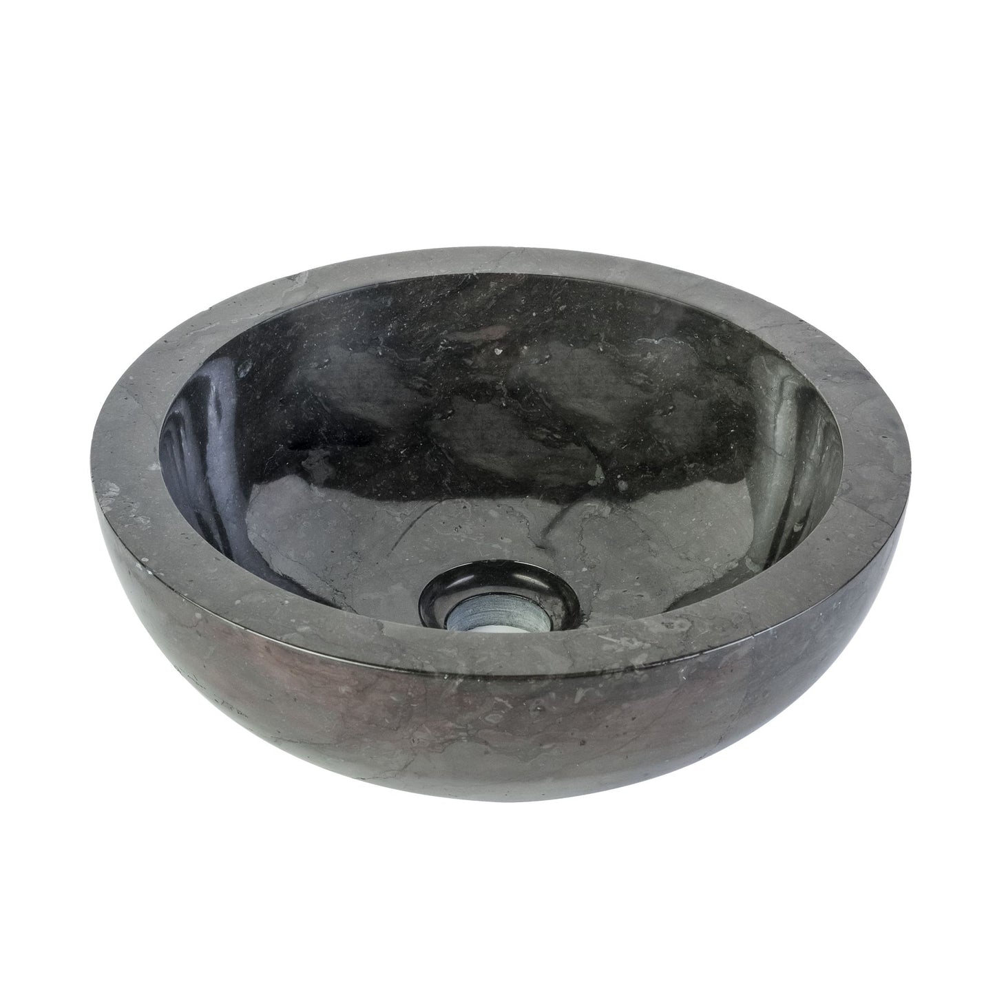 Volledig Gepolijste Waskom Van Steen Marmer 35x12cm - Luxurysanitair