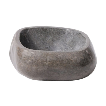 Volledig Gepolijste Waskom Van Natuurlijke Rivierstein 35x15x1,5cm - Luxurysanitair