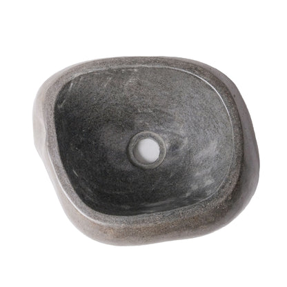 Volledig Gepolijste Waskom Van Natuurlijke Rivierstein 35x15x1,5cm - Luxurysanitair