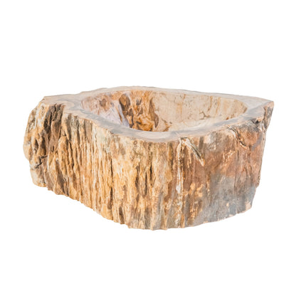 Waskom Fossiel Hout 30x35x15cm - Luxurysanitair