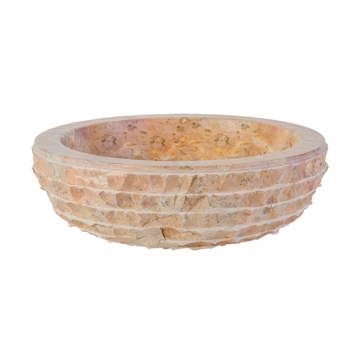Marmeren Alur Waskom Met Gepolijste Binnenzijde 35x15cm - Luxurysanitair