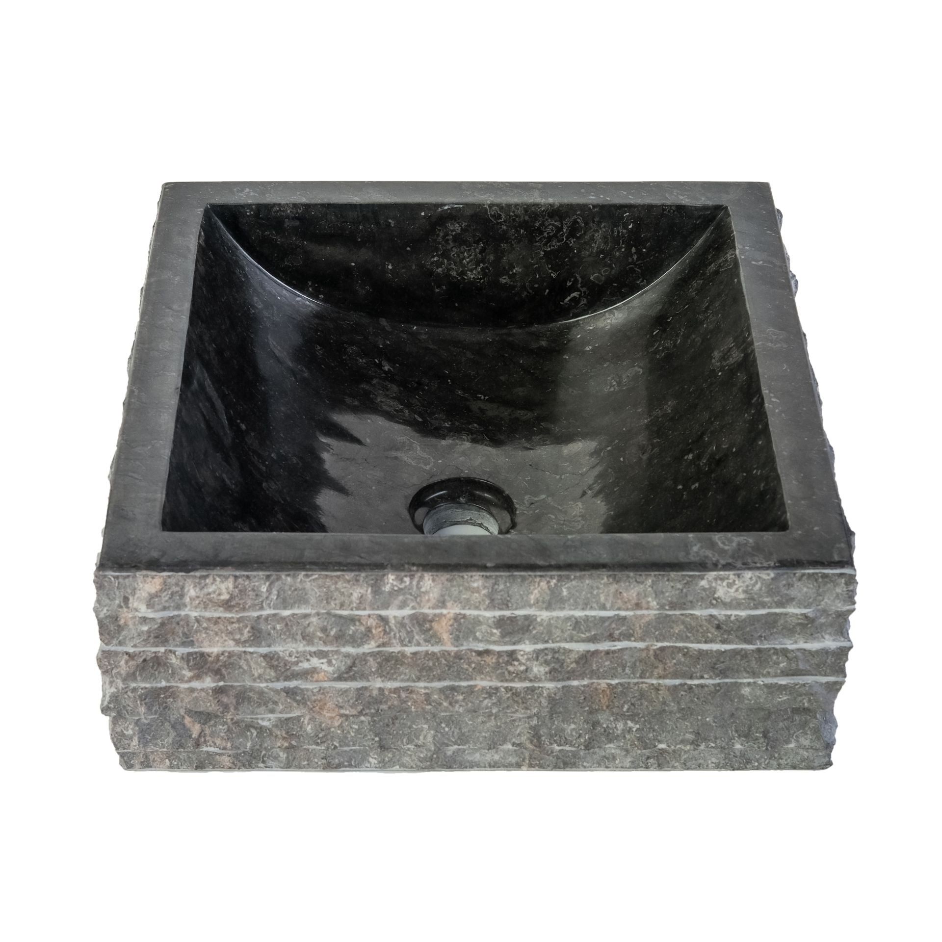 Vierkanten Waskom Alur Kuipvorming 40x40x15cm - Luxurysanitair