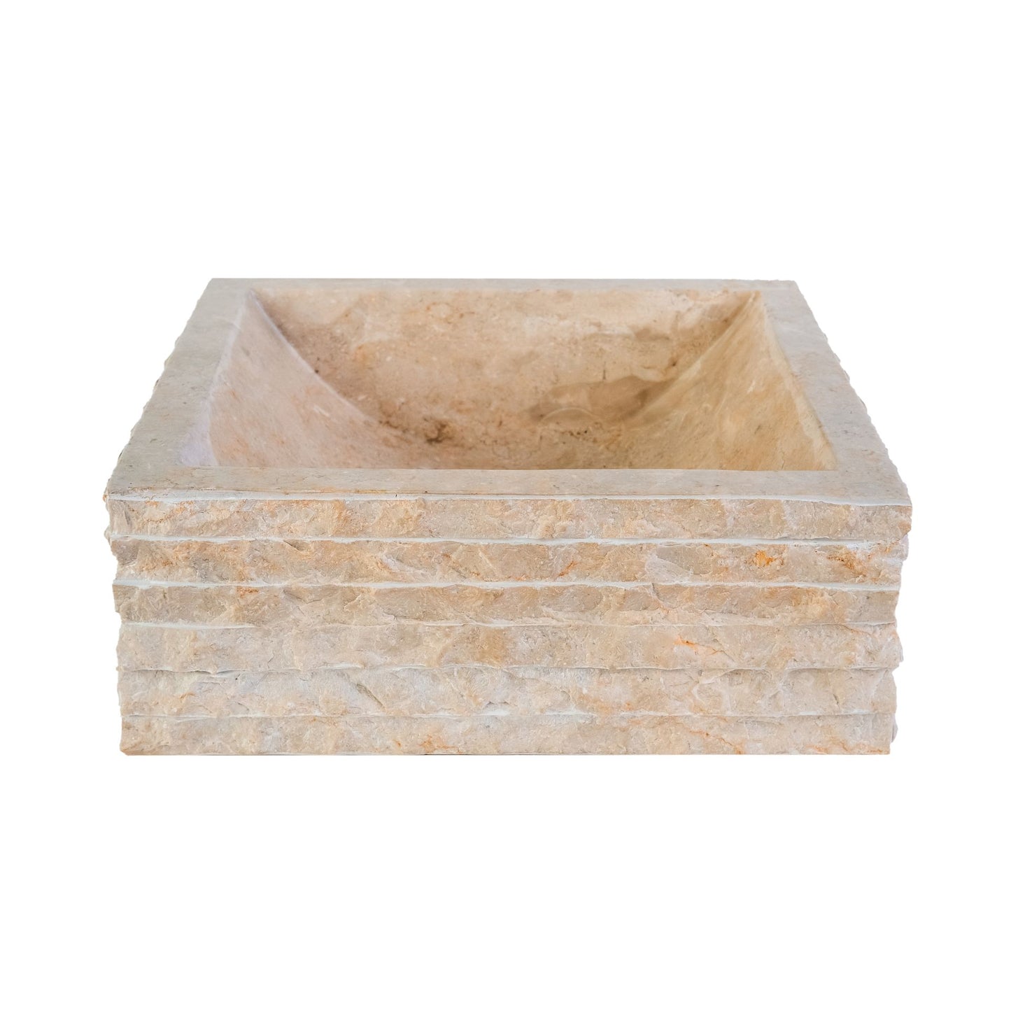 Vierkanten Waskom Alur Kuipvorming 40x40x15cm - Luxurysanitair