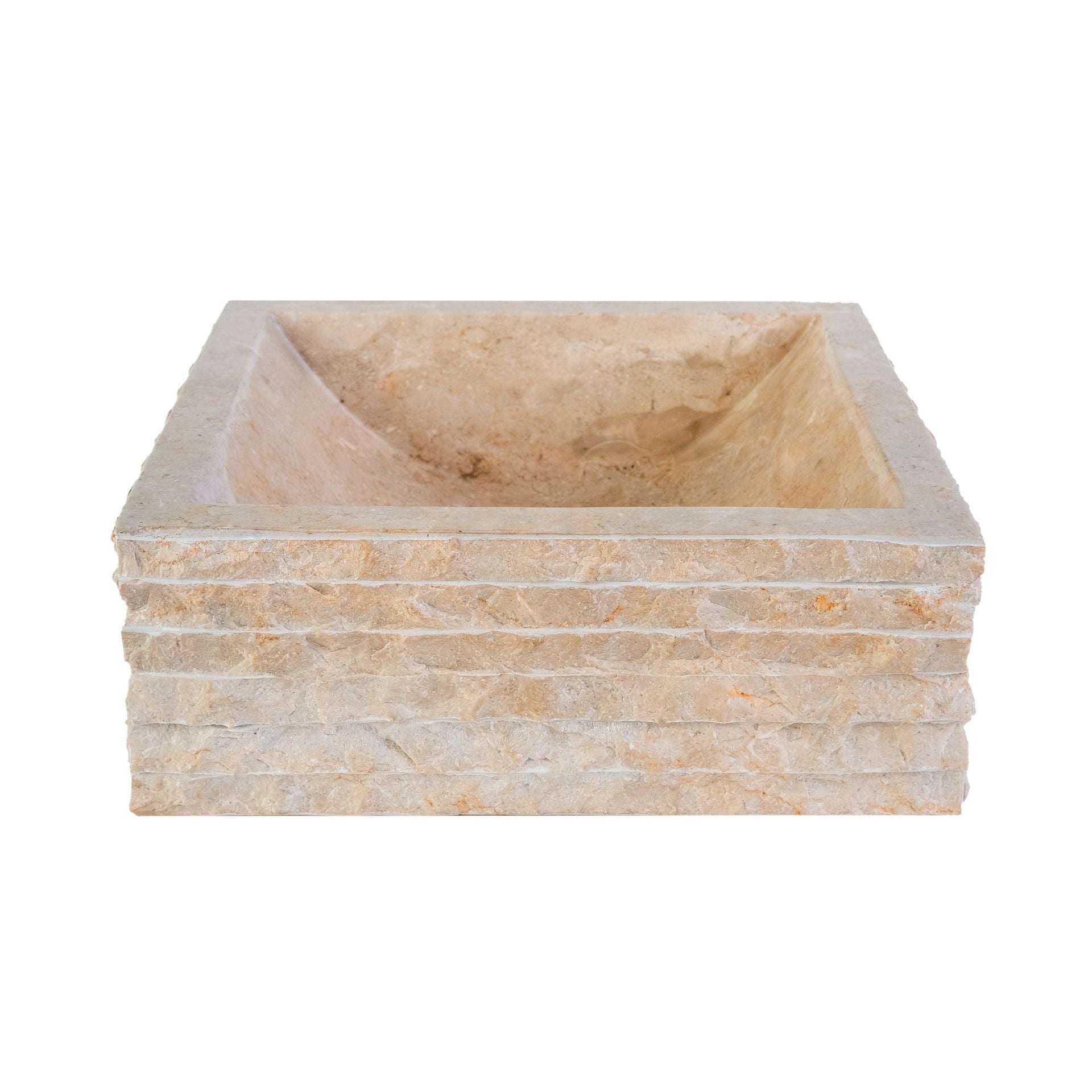 Vierkanten Waskom Alur Kuipvorming 40x40x15cm - Luxurysanitair