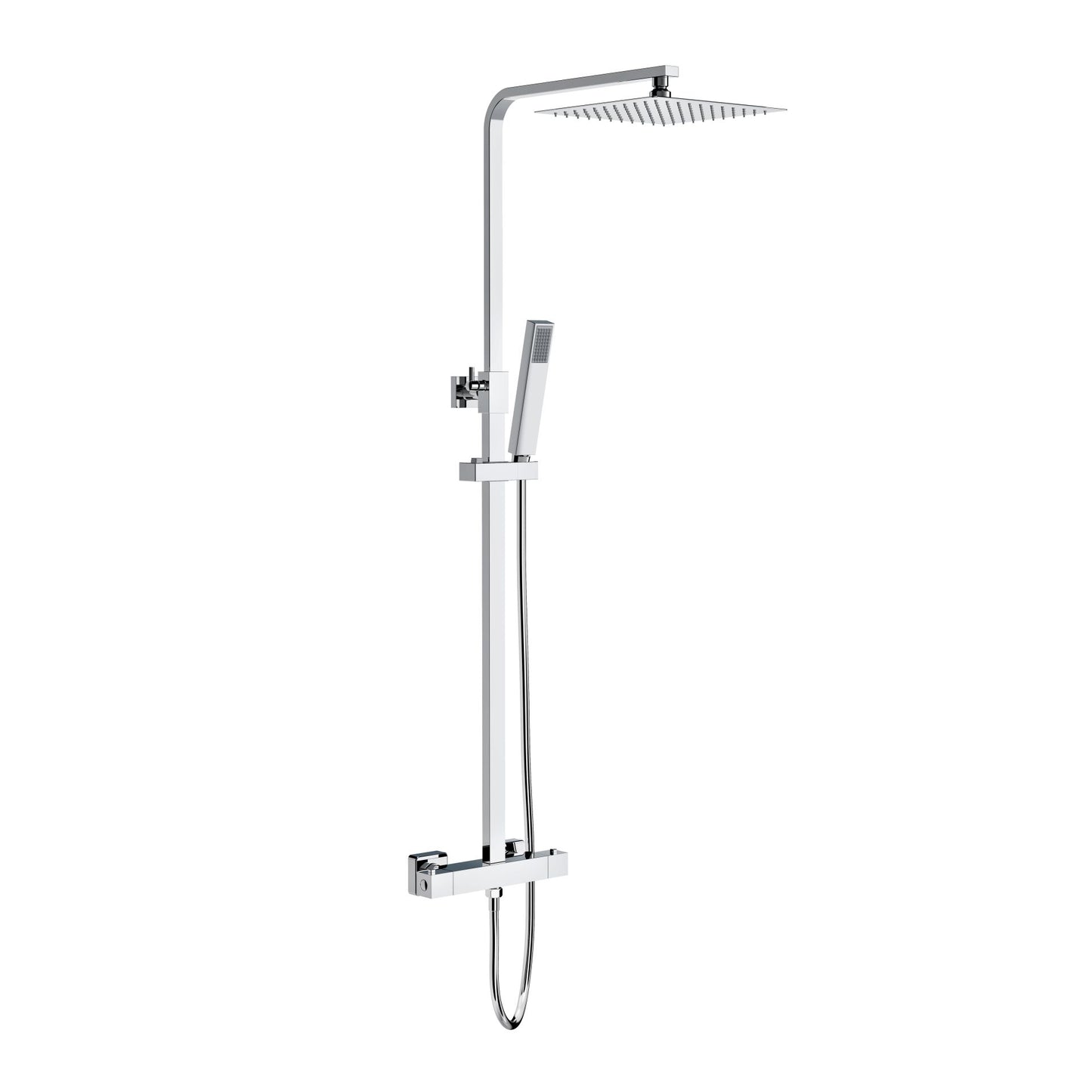 Quadro Regendoucheset Thermostatisch Opbouw Belgaqua - Luxurysanitair