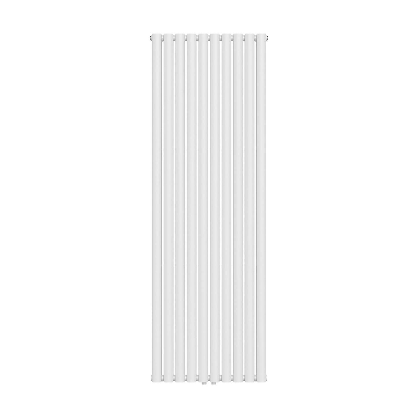 Verti Ovaal Radiator 1800x600  Dubbel 2x10 Elementen  2050W  Wit - Luxurysanitair