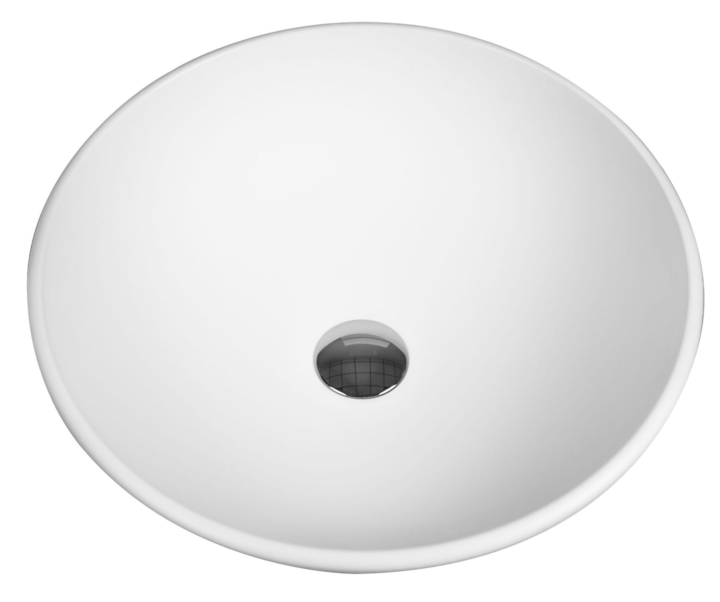 Aloni Per Solid Surface Opbouw Waskom 42x14cm - Zwart - Luxurysanitair