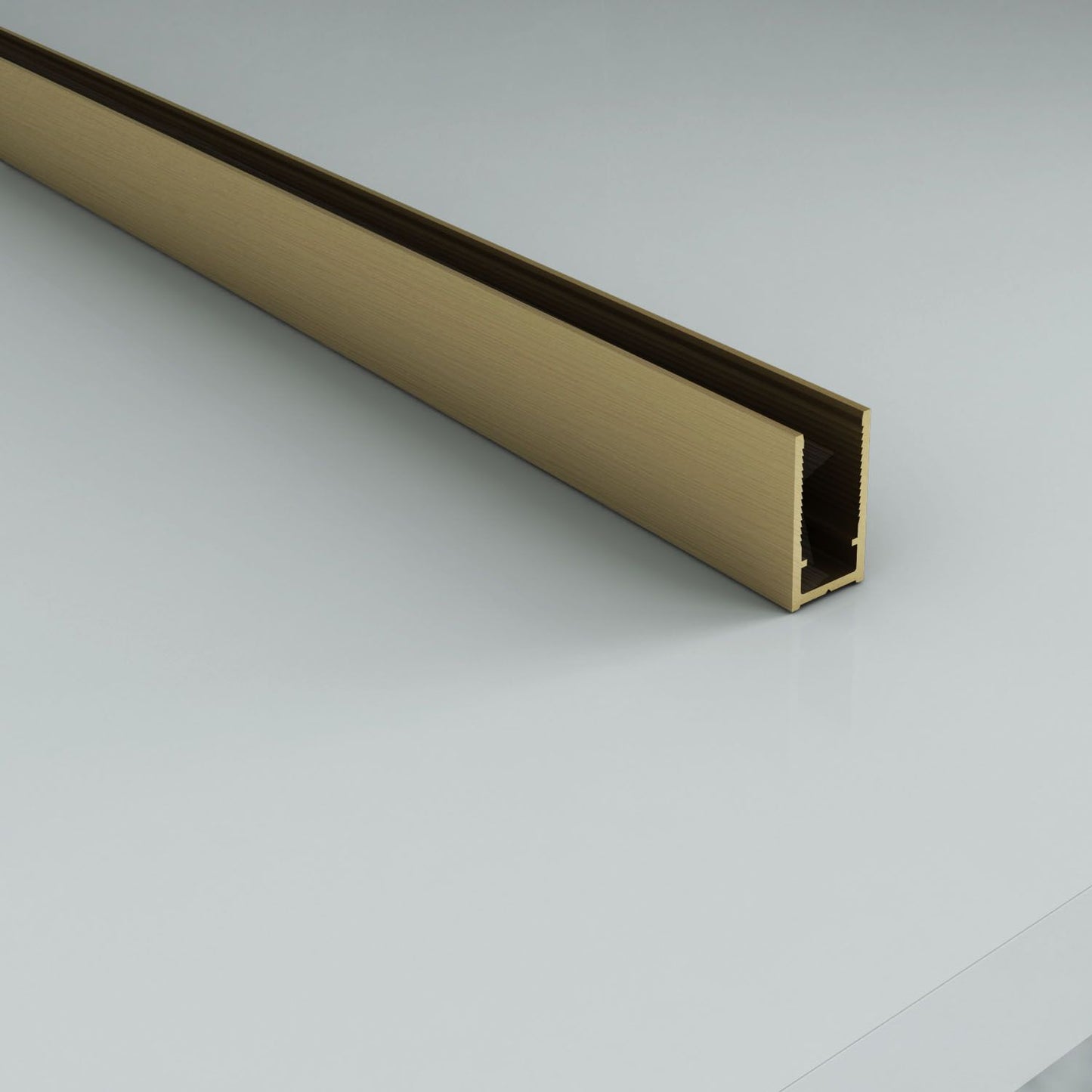 Aloni Muurprofiel Voor Douchewand 200cm - Luxurysanitair