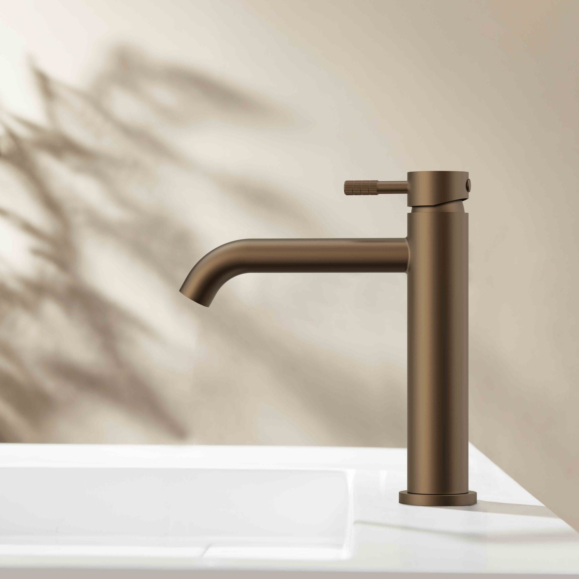 Stria Wastafelemengkraan Cold Start Hendel Met Verfijnde Ribbelstructuur - Luxurysanitair